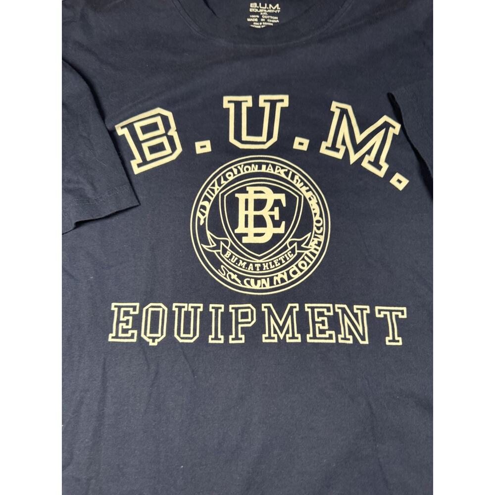B.U.M. Equipment, Navy Blue Graphic Logo T-Shirt Men's Size XXL.  - Picture 8 of 14